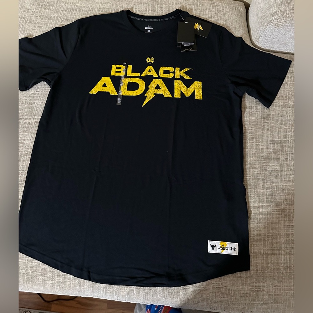 Men's Project Rock Black Adam Graphic Short Sleeve